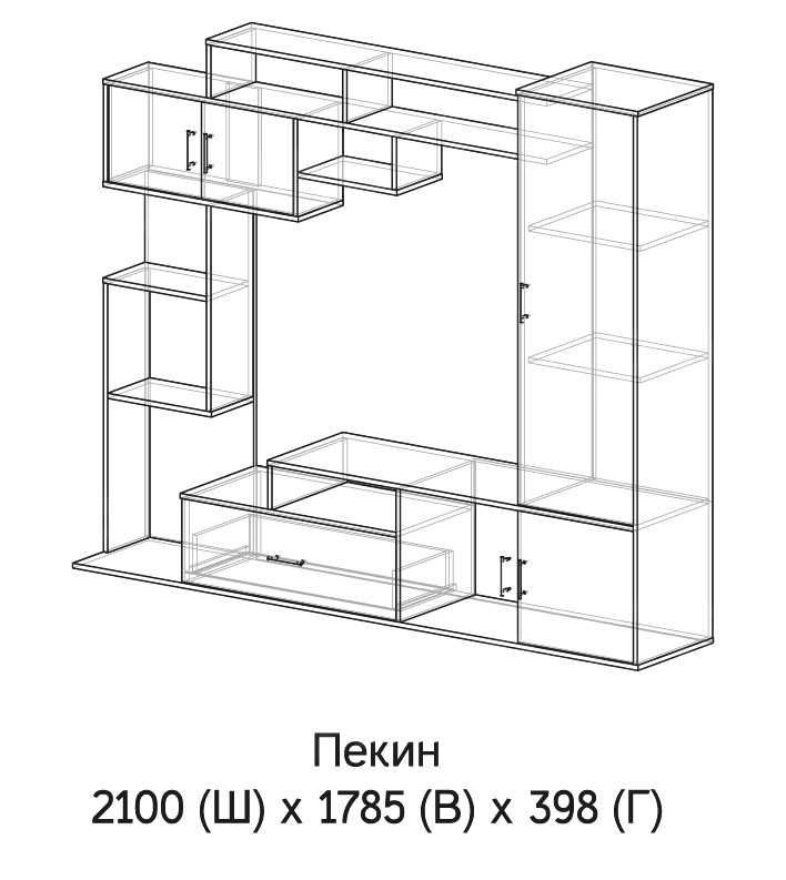 Гостиная вега венге лоредо фото